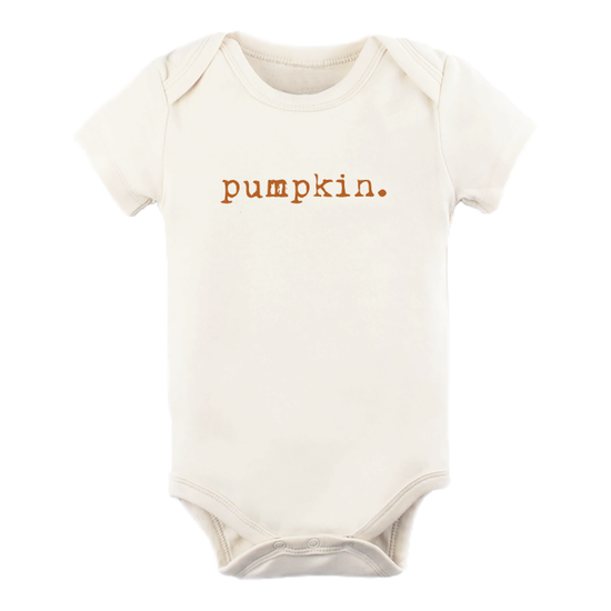 Pumpkin Short Sleeve Bodysuit - Rust