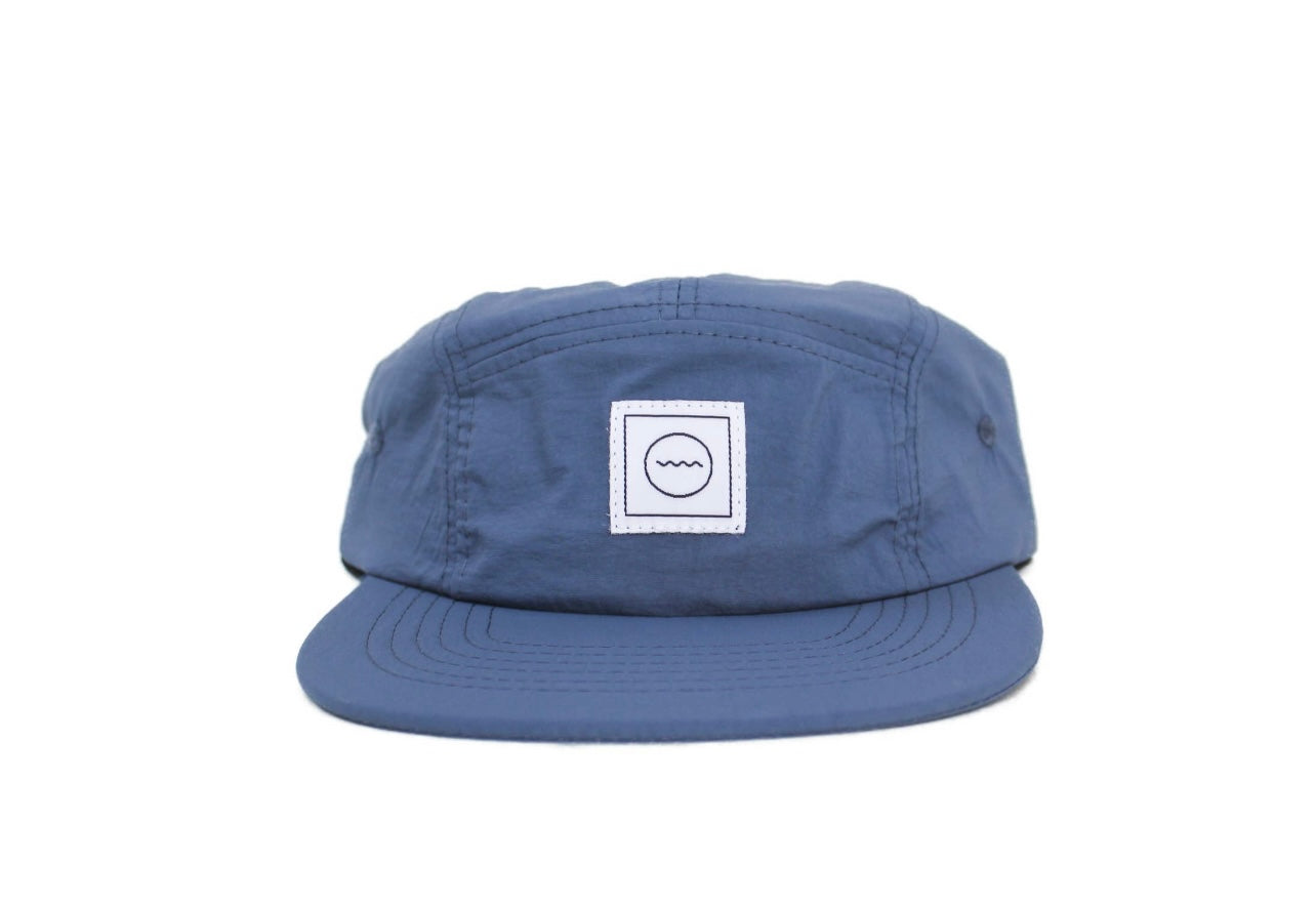 Waterproof Five Panel Hat -Blue