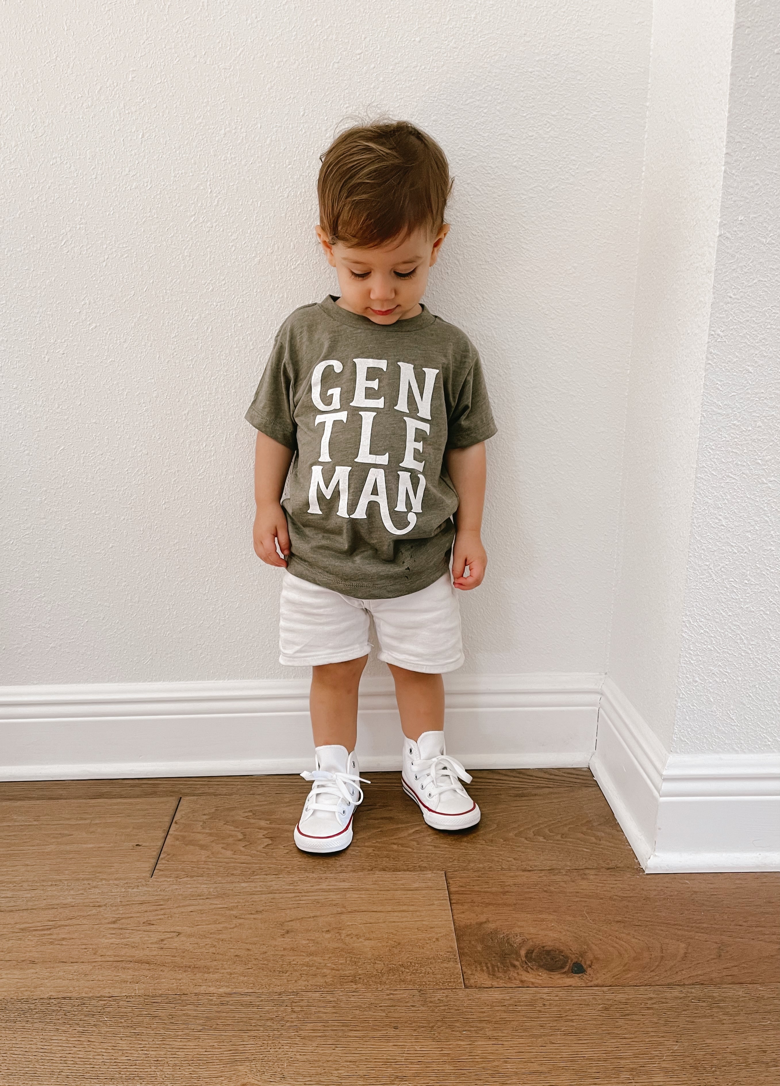 Olive Gentlemen Kids Tee