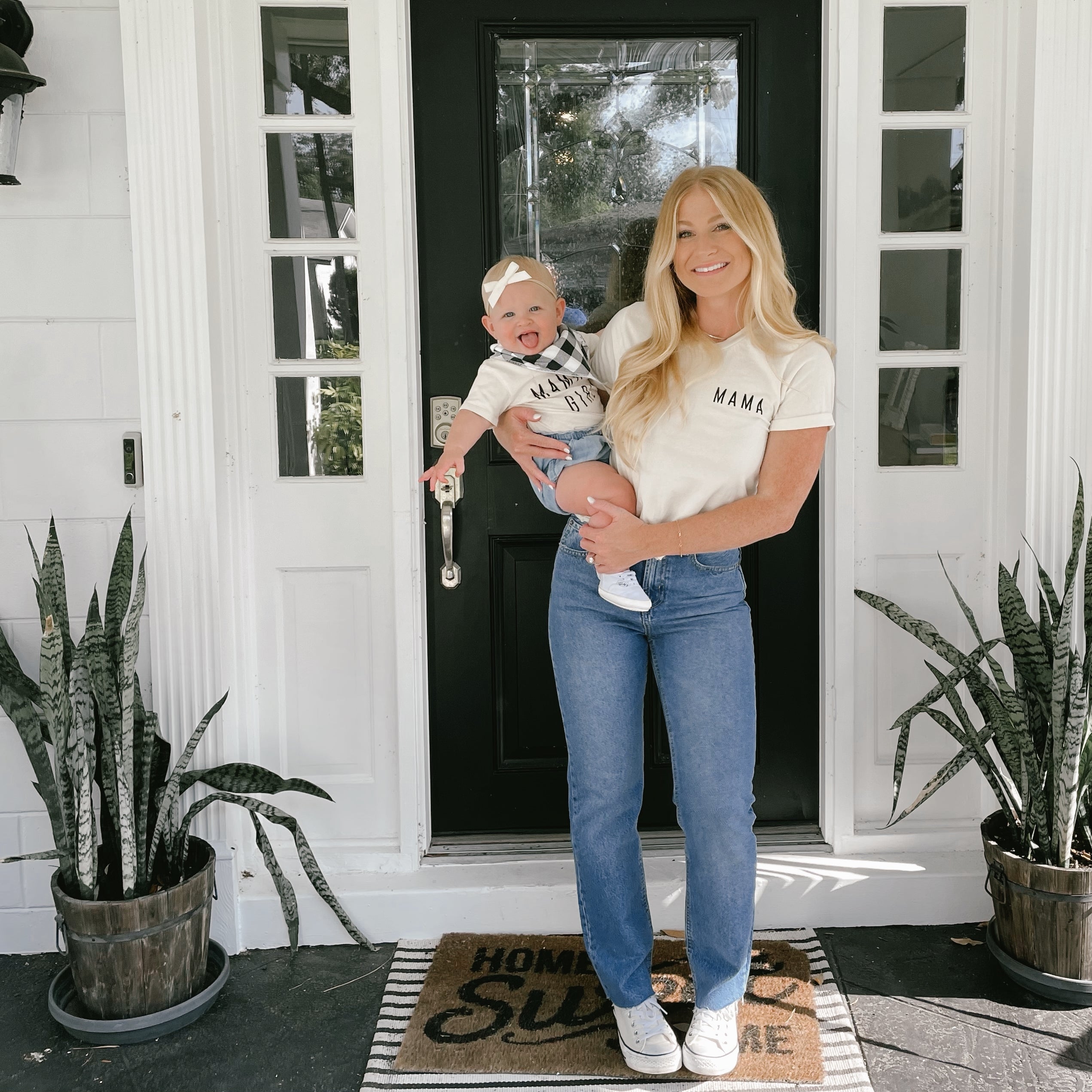 Matching mama girl and Mama Tee