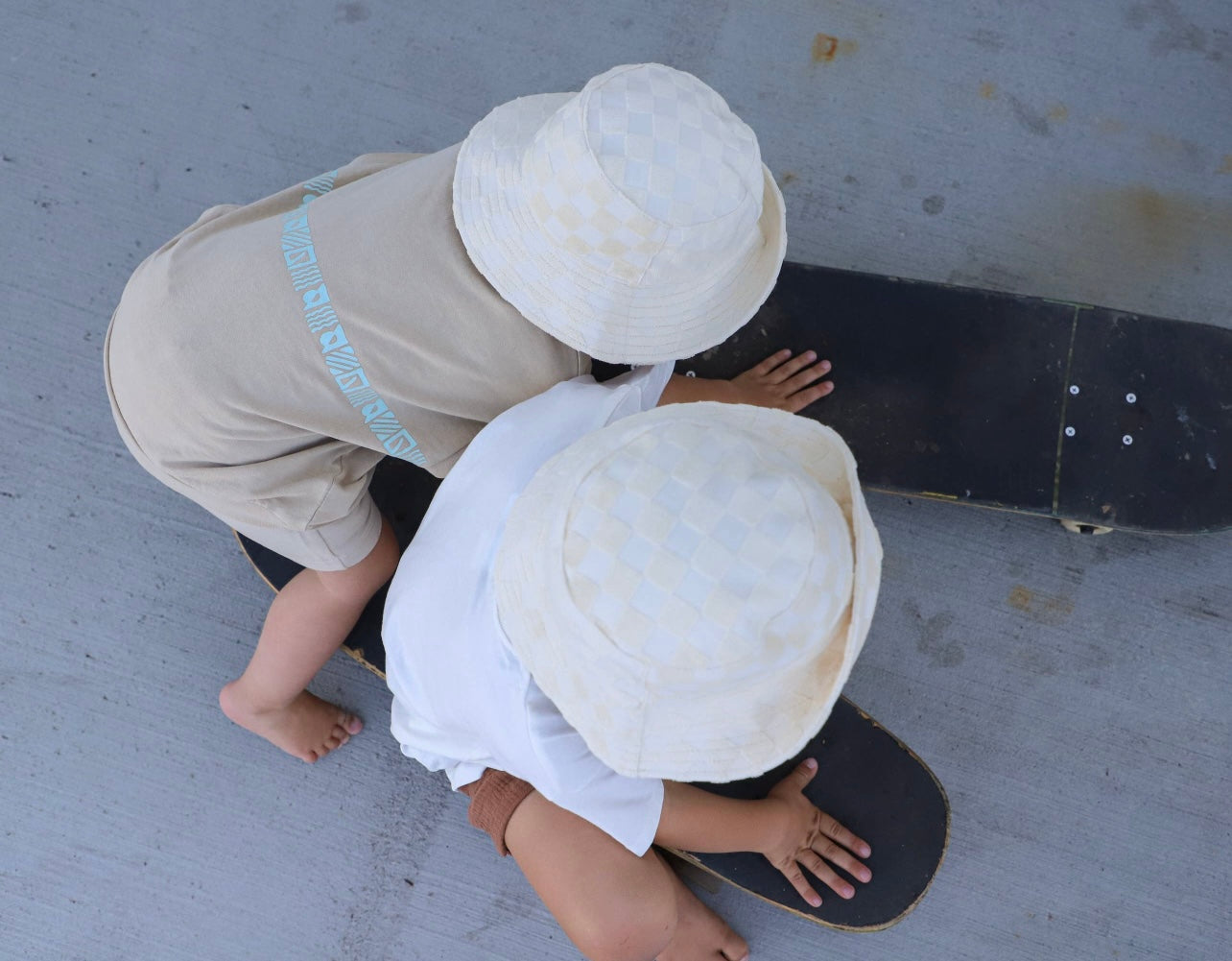 Terry Bucket Hat - Checkered