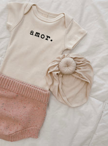 Amor - Short Sleeve Bodysuit - Black