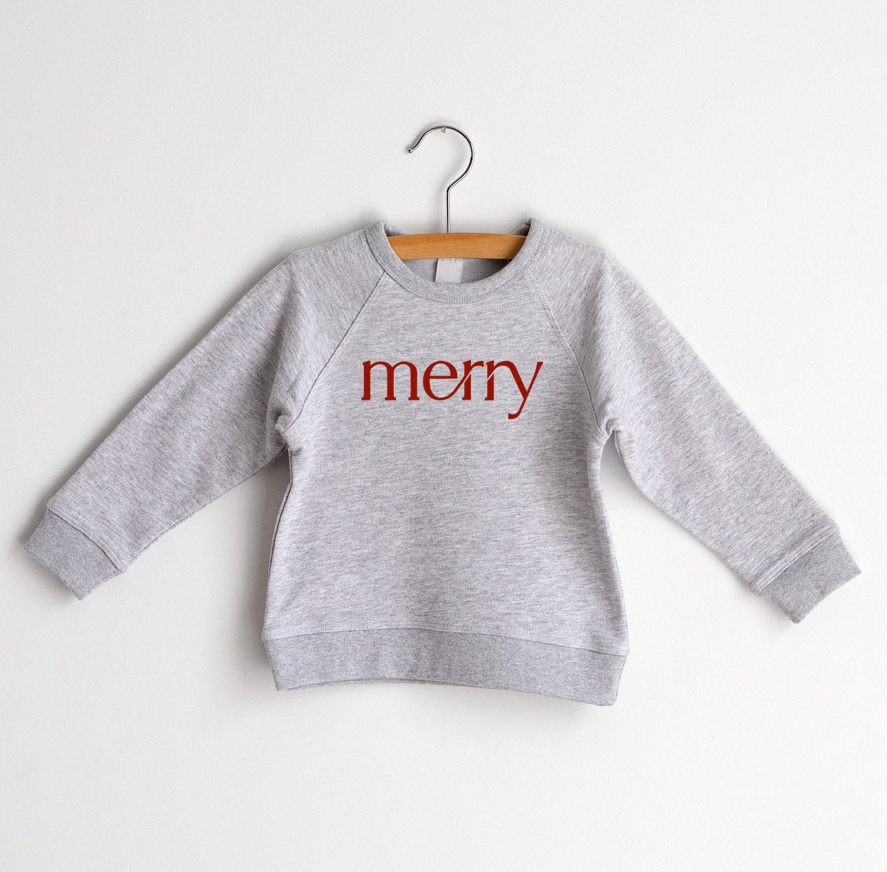 “Merry” French Terry Organic Pullover