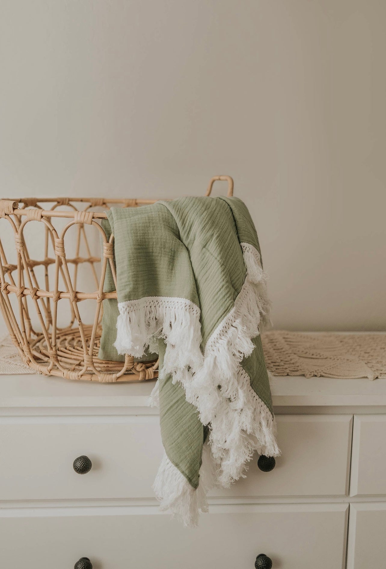Fringe Baby Quilt