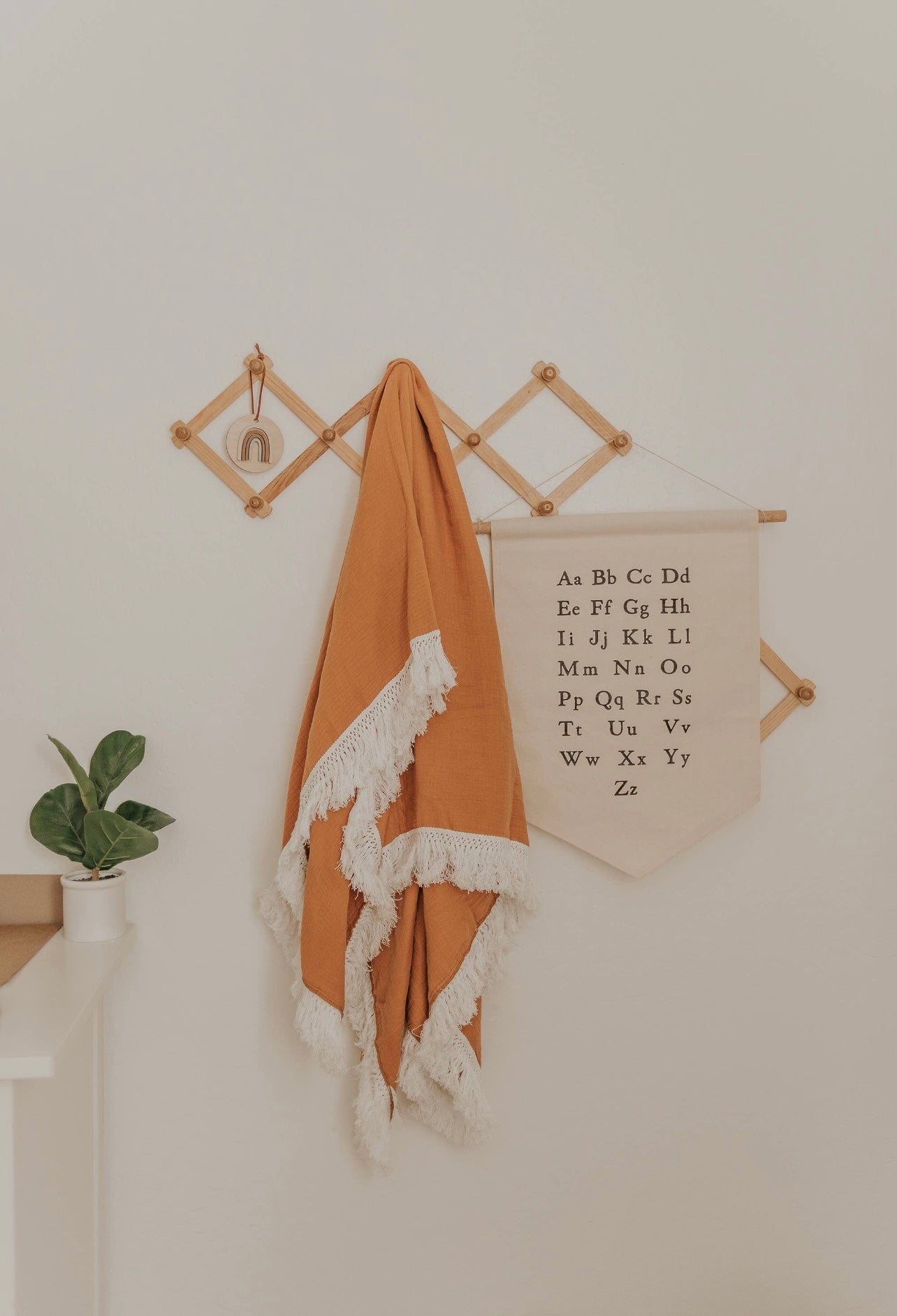 Fringe baby Quilt