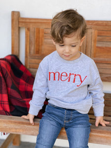 “Merry” French Terry Organic Pullover
