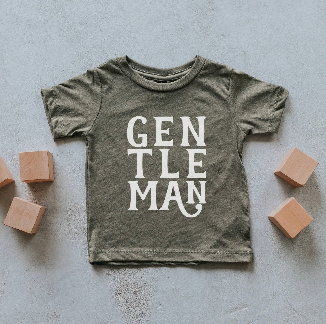Olive Gentlemen Kids Tee