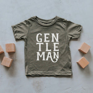 Olive Gentlemen Kids Tee