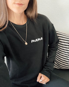 Mama Sweatshirt - Black