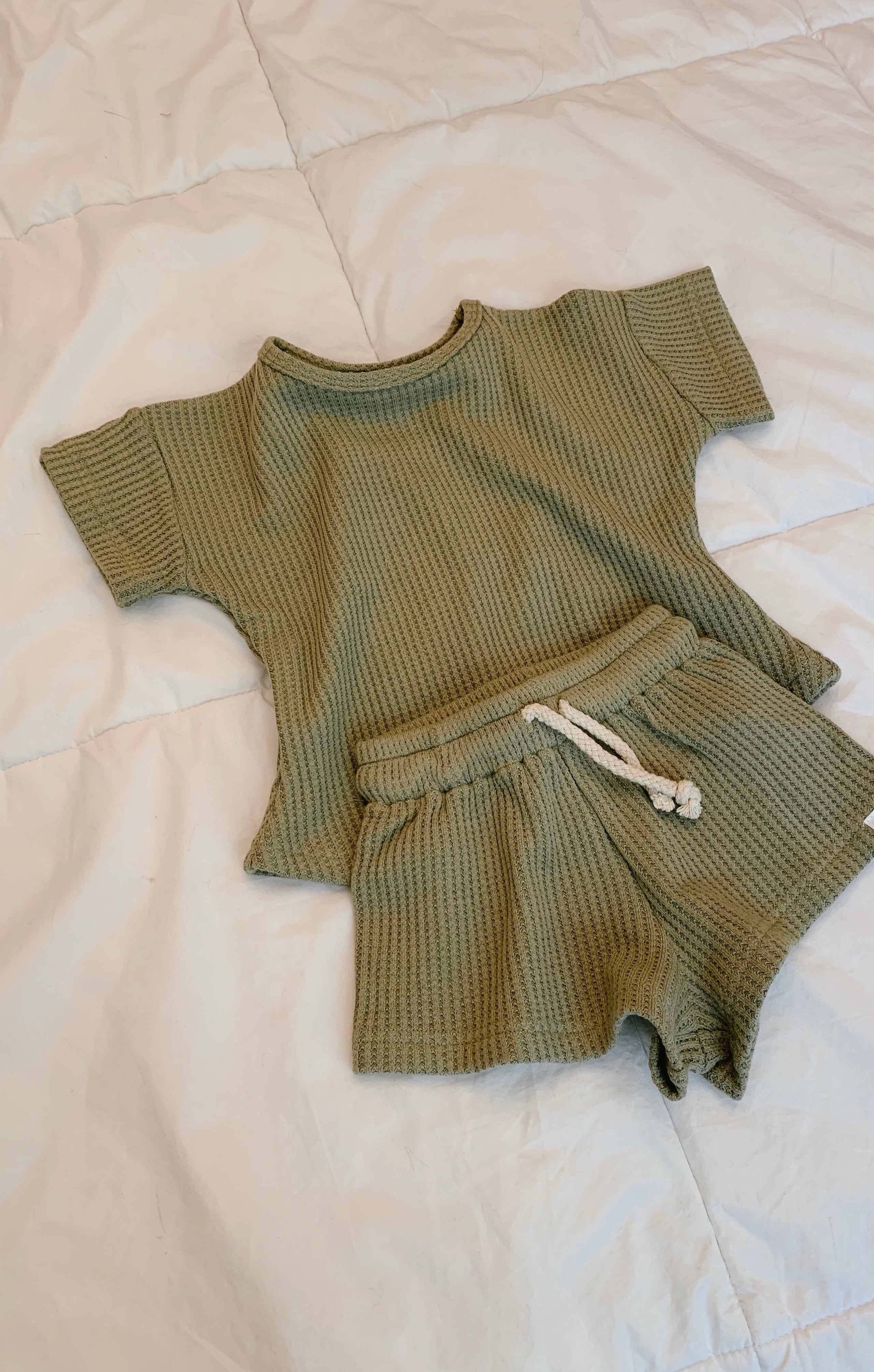 Waffle Two Piece Set 
