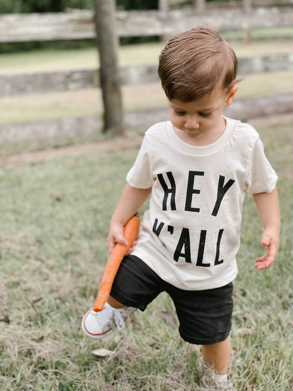 Hey Y’All Organic Kids Tee